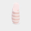 Chaussons mules rose femme