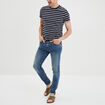 T-shirt col rond manches courtes Creeks ecru homme