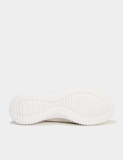 Baskets running semelles mémoire forme gris femme