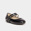 Ballerines vernies à bout rond noir fille