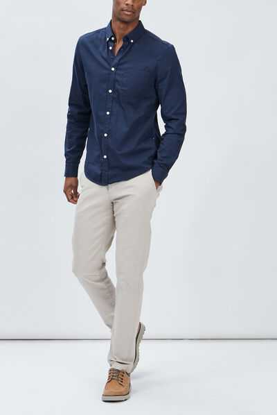 Pantalon chino sable homme