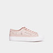 Tennis en toile dentelle Mosquitos rose femme
