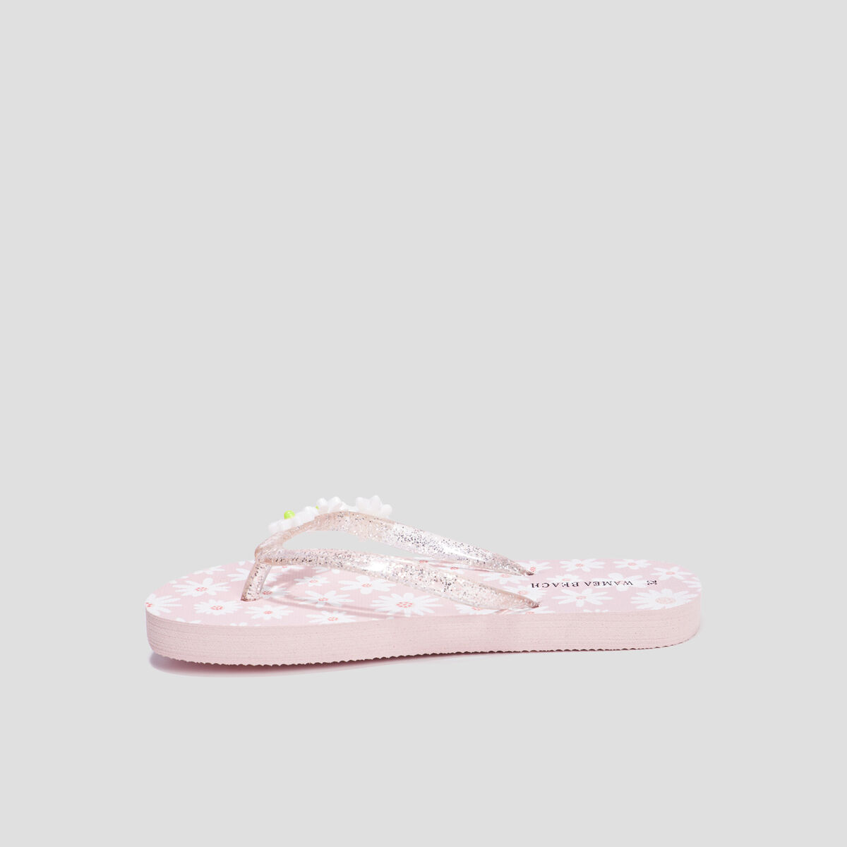 Tongs détails pailletés Wamea Beach rose fille