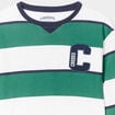 T-shirt manches longues coton Creeks vert garçon
