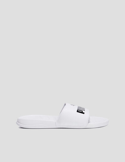 Claquettes Puma blanc homme