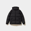 Doudoune d&eacute;perlante &agrave; capuche amovible noir homme