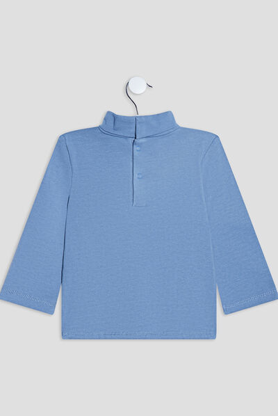 T-shirt Pat et Ripaton bleu bébé garçon