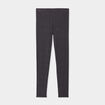 Legging taille élastiquée gris foncé femme