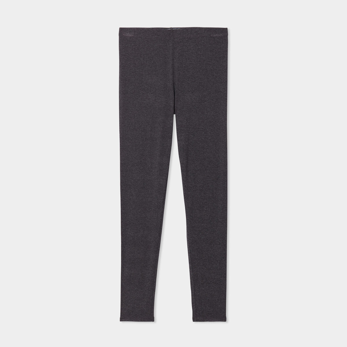 Legging taille élastiquée gris foncé femme