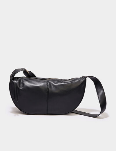 Sac banane avec bandoulière noir femme
