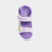 Sandales scratchs et paillettes Pokémon violet fille