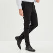 Pantalon chino slim coton noir homme