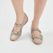 Ballerines pied large cuir Confortissimo sable femme