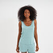 Haut de pyjama débardeur vert menthe femme