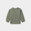 Lot 2 sweats manches longues vert kaki b&eacute;b&eacute; gar&ccedil;on