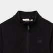 Sweat polaire col camionneur noir mixte