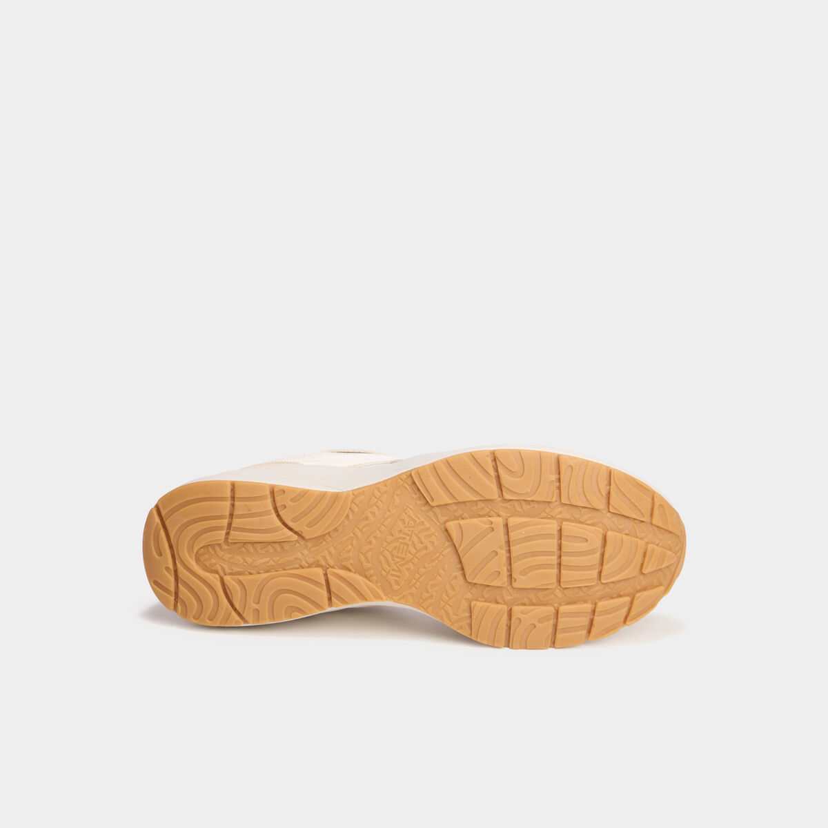 Baskets running de sport &agrave; lacets sable homme