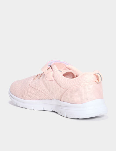 Baskets running semelles flex rose fille