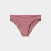 Culotte invisible &agrave; dentelle vieux rose femme