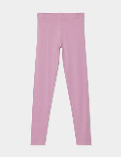 Legging long taille haute parme femme
