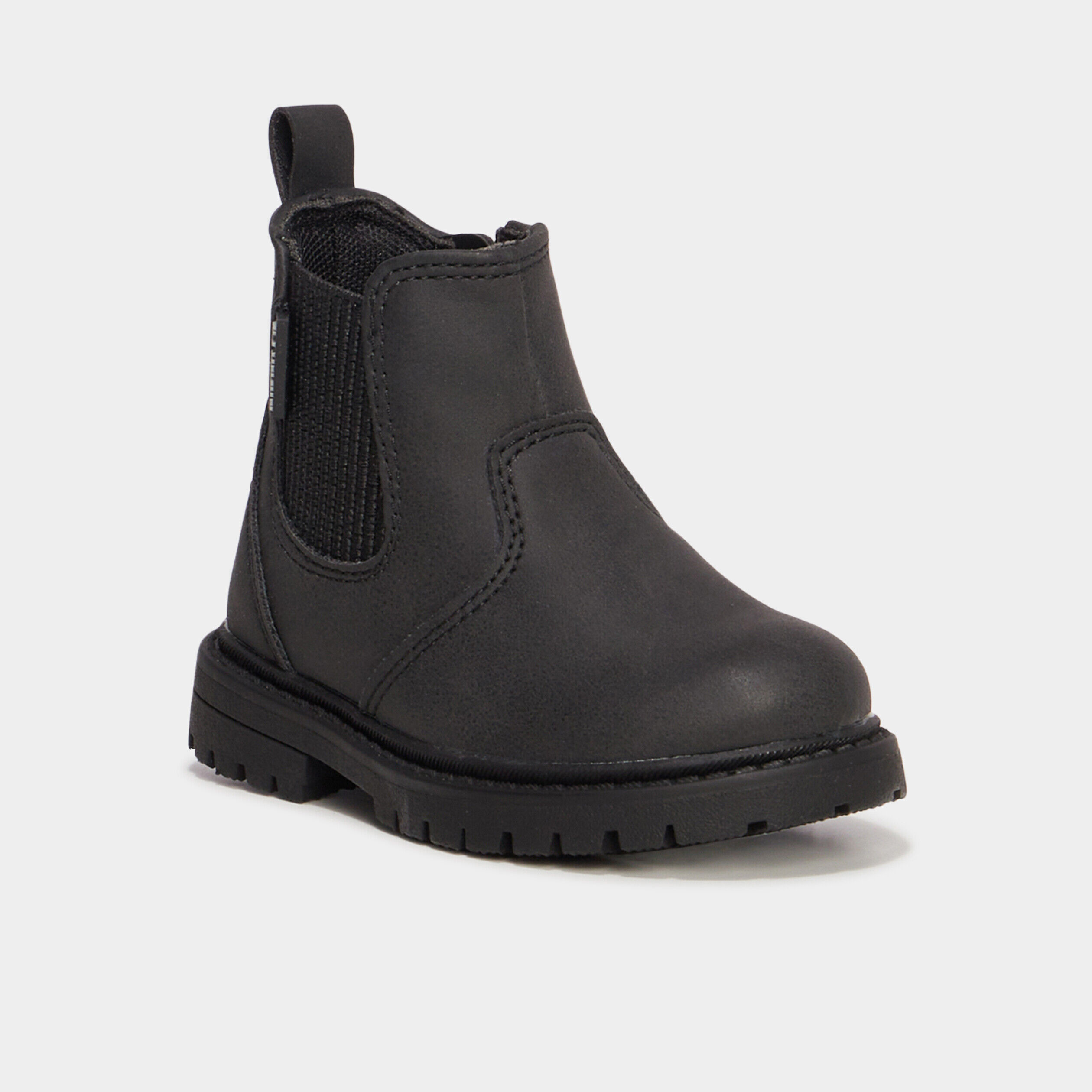 Bottines chelsea crantées Liberto noir bébé garçon LIBERTO