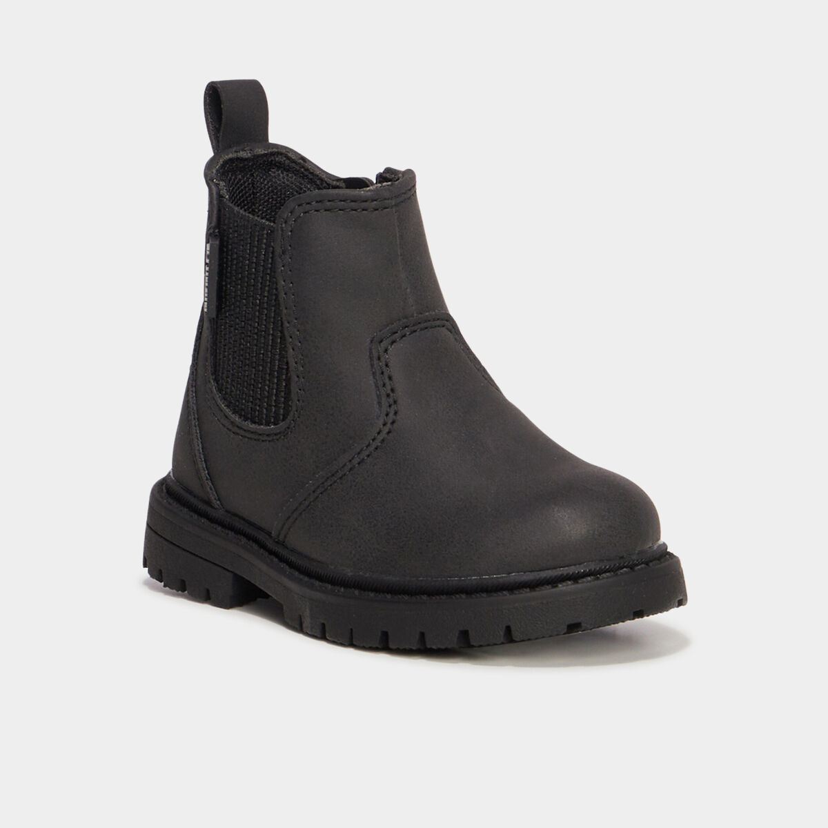 Bottines chelsea crant&eacute;es Liberto noir b&eacute;b&eacute; gar&ccedil;on