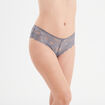 Shorty en dentelle bleu gris femme