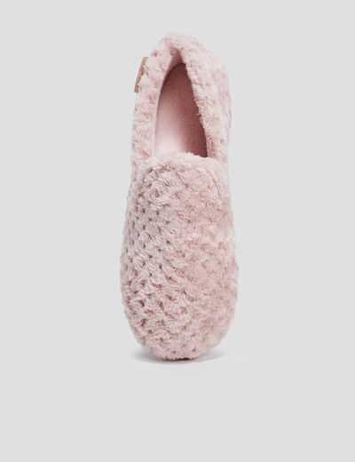 Chaussons Isotoner rose femme