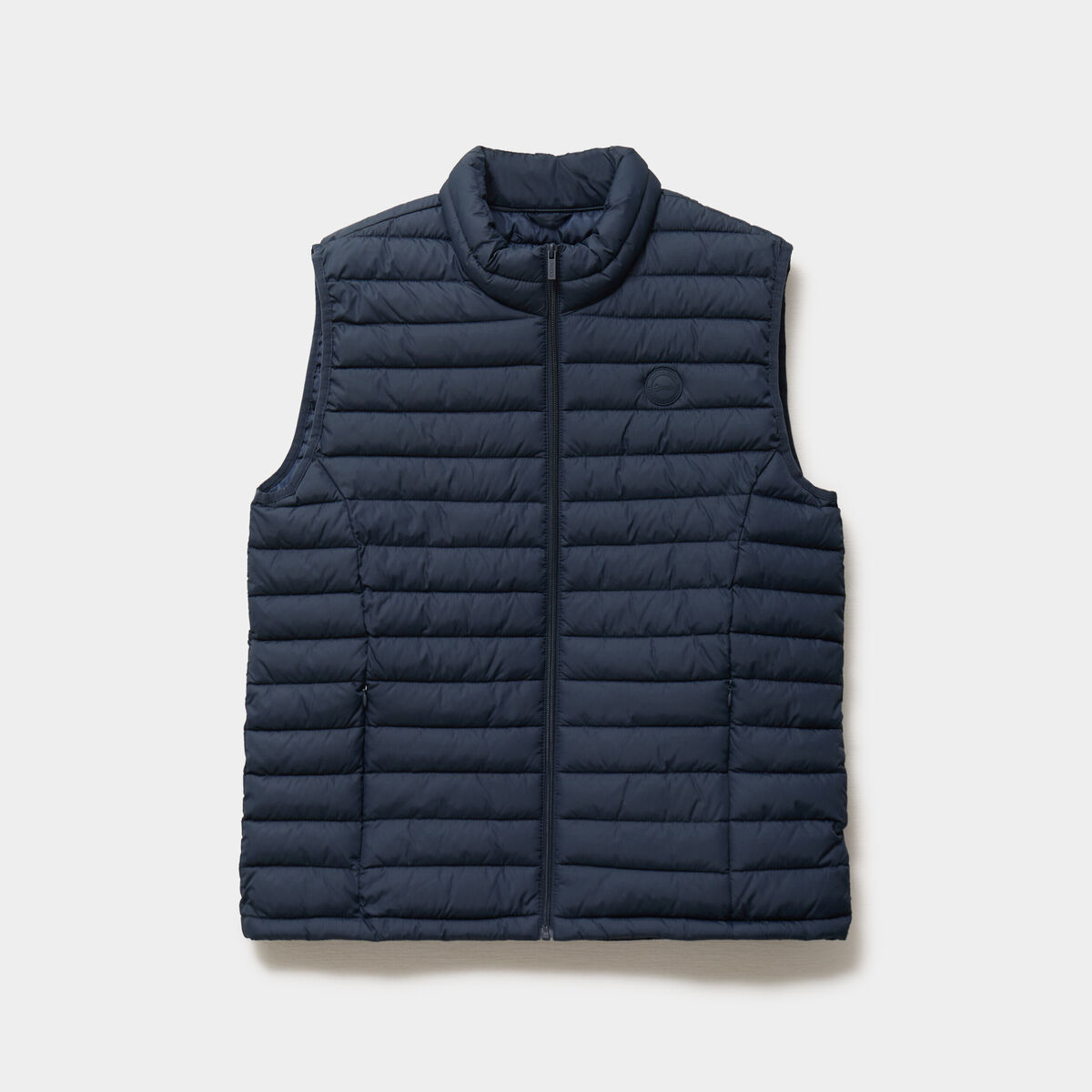 Doudoune sans manches l&eacute;g&egrave;re d&eacute;perlante bleu marine homme