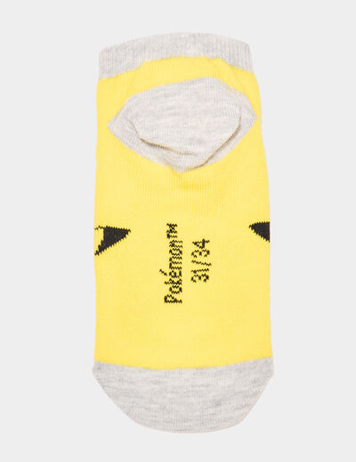 Lot 3 paires chaussettes Pok&eacute;mon Pikachu multicolore gar&ccedil;on