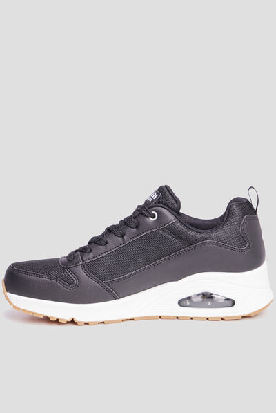 Baskets running mémoire forme Skechers noir femme