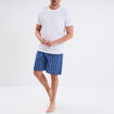Ensemble pyjama short et t-shirt coton blanc homme