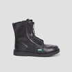 Bottines en cuir Kickers Meeticrock noir femme