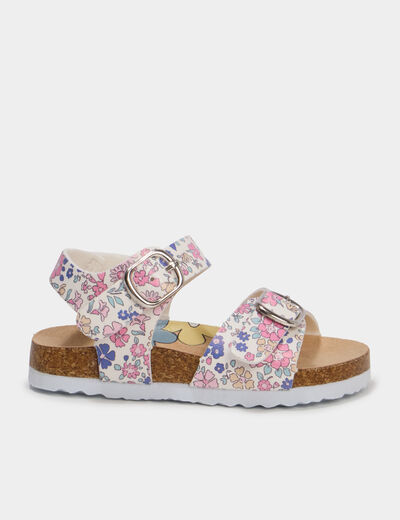 Sandales &agrave; paillettes multicolore b&eacute;b&eacute; fille