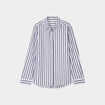 Chemise manches longues bleu marine femme