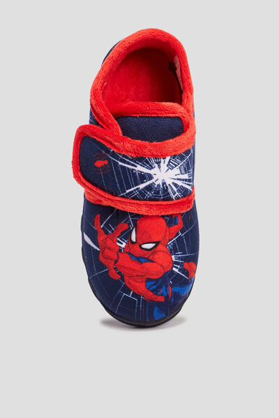 Chaussons montants Spider-Man bleu garçon