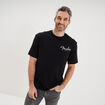 T-shirt manches courtes coton Fender noir homme