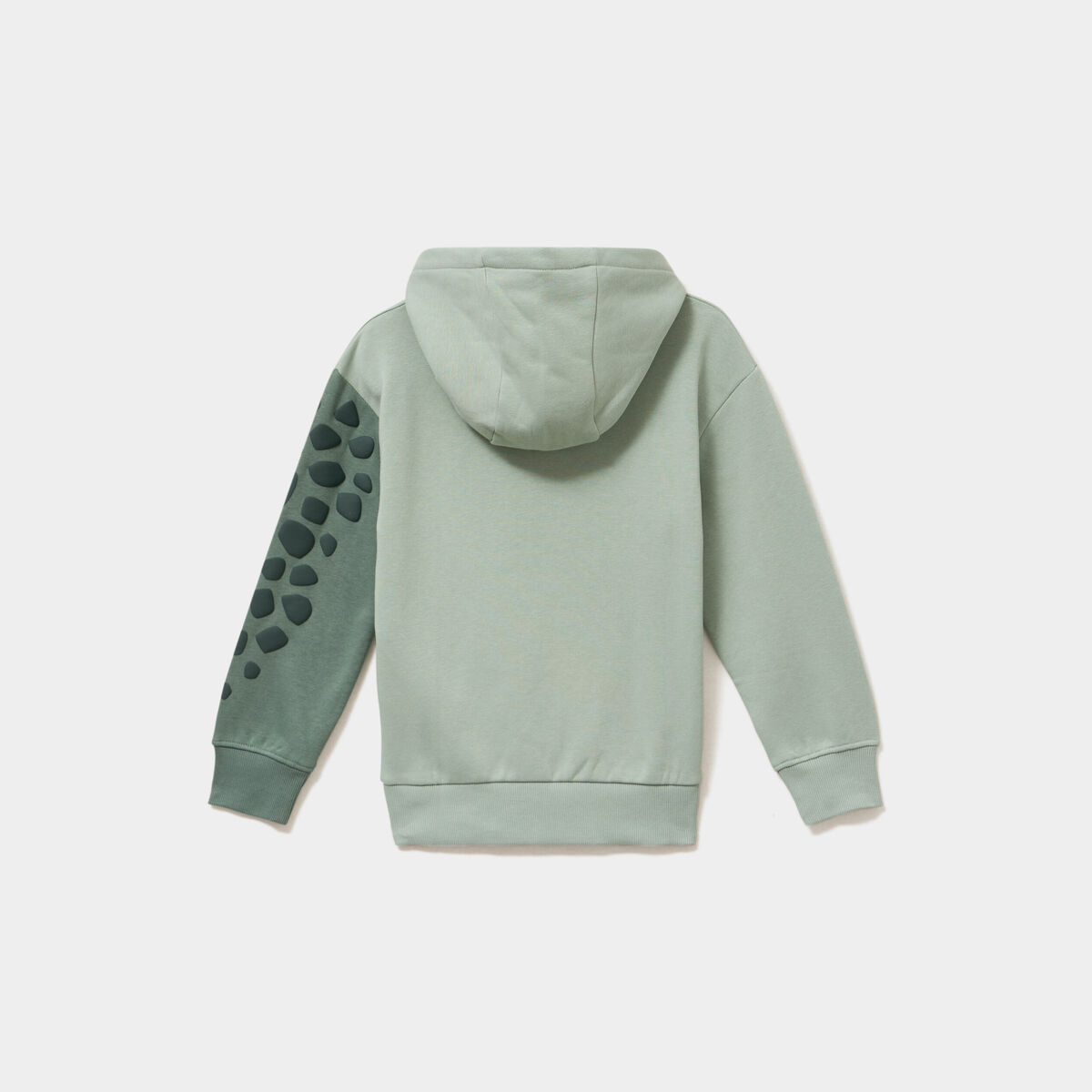 Sweat hoodie oversize &agrave; capuche vert pastel gar&ccedil;on