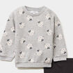 Ensemble sweat et legging gris clair bébé fille