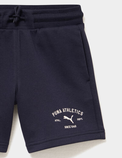 Short de jogging Puma bleu marine gar&ccedil;on