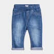 Jeans regular taille élastiquée denim stone bébé garçon