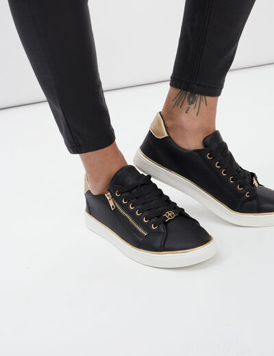 Baskets tennis Mosquitos noir femme