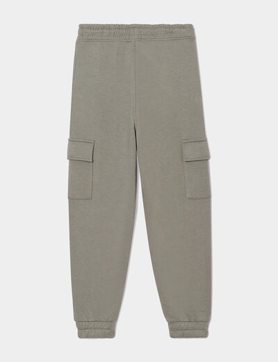 Pantalon de jogging cargo vert kaki garçon
