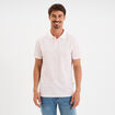 Polo manches courtes coton rose homme