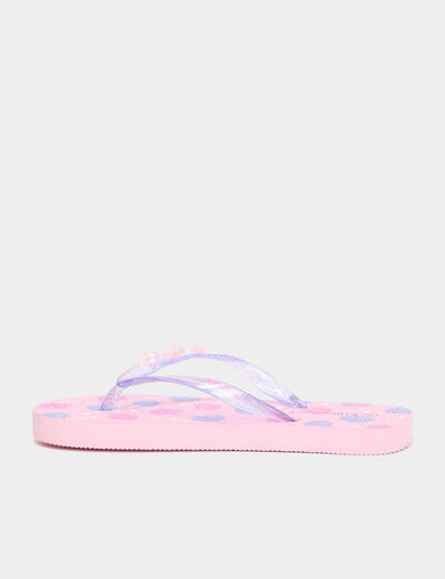 Tongs de plage multicolore fille