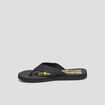 Tongs brides en jean jaune homme