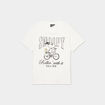 T-shirt manches courtes coton Snoopy ivoire femme