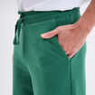 Short de jogging en molleton vert menthe homme