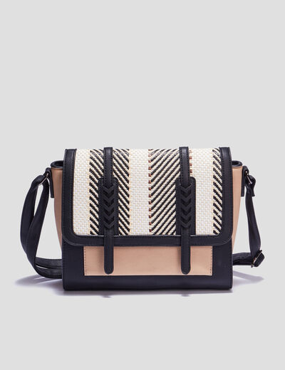Sac bandoulière multicolore femme