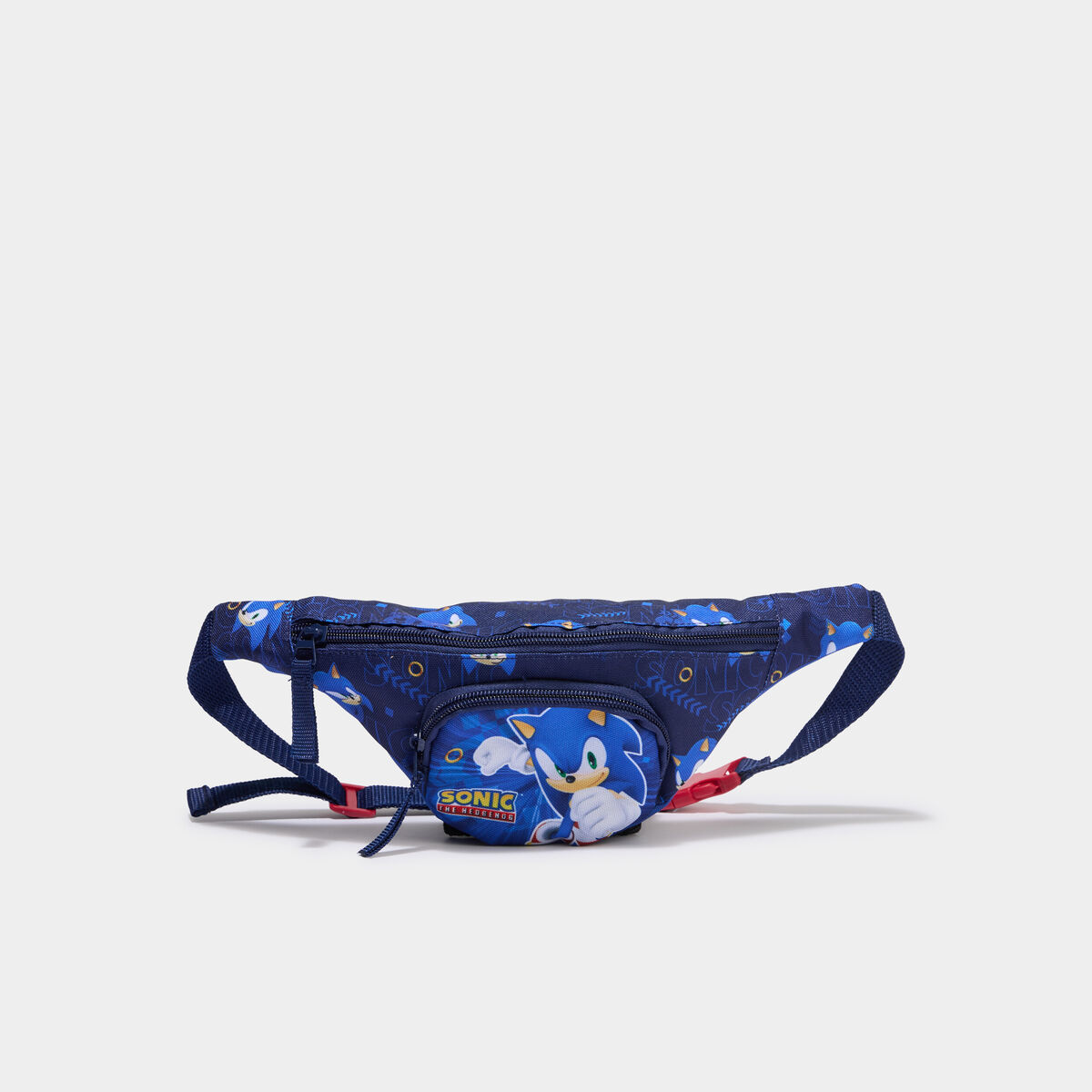 Sac banane Sonic bleu marine gar&ccedil;on
